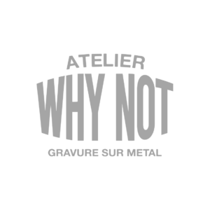 Atelier Why Not - Gravure sur métal - Logo - Partenaire de Garage Culture Syndicate